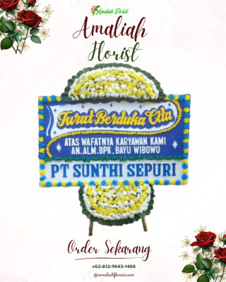 Papan Bunga Duka di Jamanis