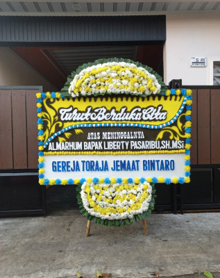 Papan Bunga Duka di Jamanis